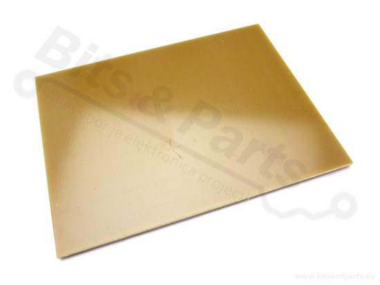Printed circuit board copper/epoxy FR4 100x75mm Bungard single-sided 35µm